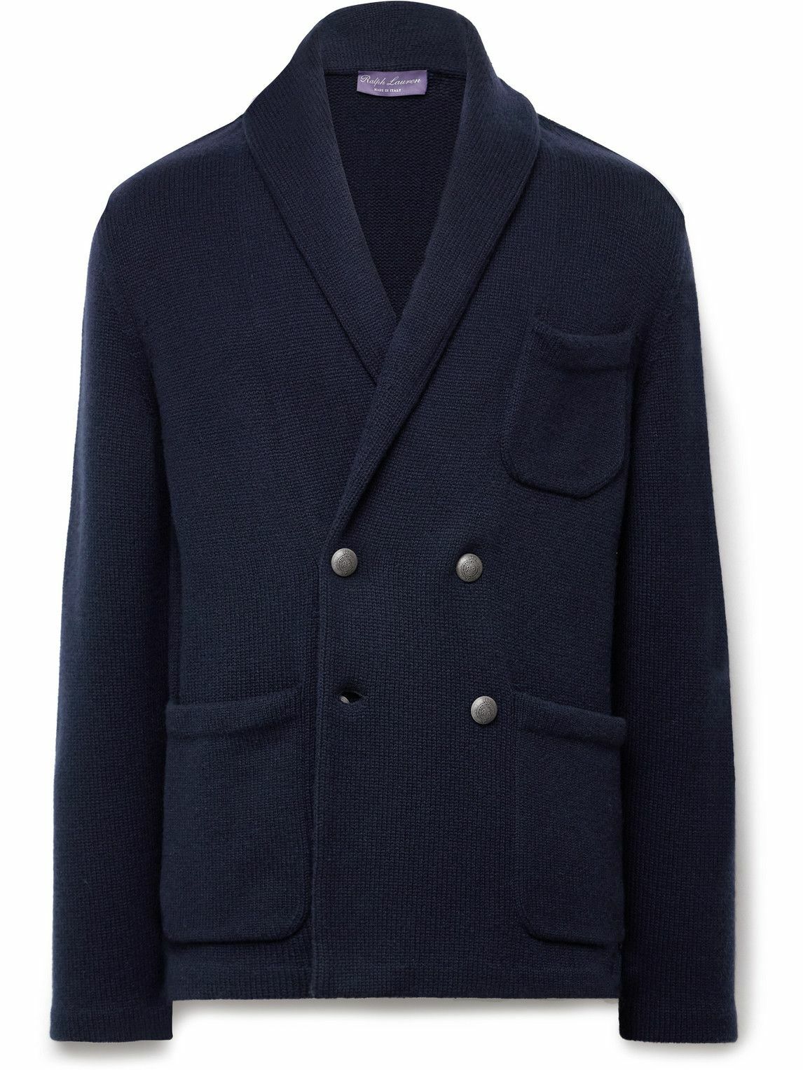 Ralph Lauren Purple label - Double-Breasted Shawl-Collar Cashmere