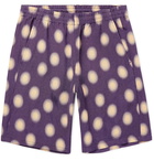 Needles - Polka-Dot Jersey Basketball Shorts - Purple