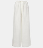 SIR Rosalia mid-rise ramie wed-leg pants