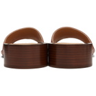 Maison Margiela Tan Tabi Mule Heeled Sandals