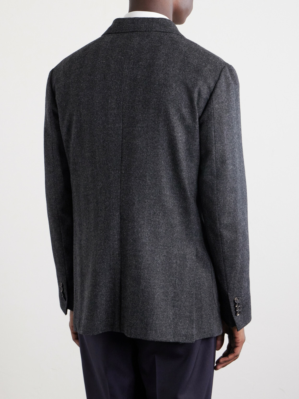 De Petrillo - Faro Wool and Cashmere-Blend Blazer - Gray