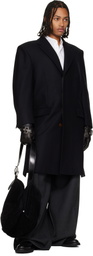 Vivienne Westwood Black Belt Buckle Gloves