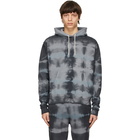 John Elliott Grey Tie-Dye Sequoia Hoodie