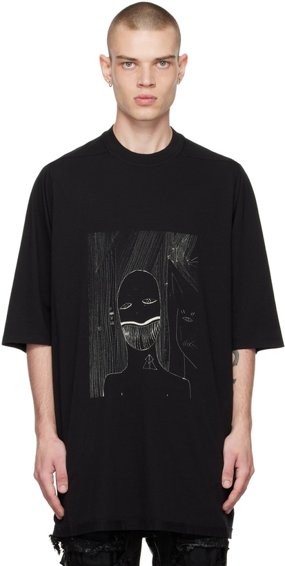 Photo: Rick Owens Drkshdw Black Jumbo T-Shirt