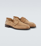 Christian Louboutin Penny No Back suede loafers