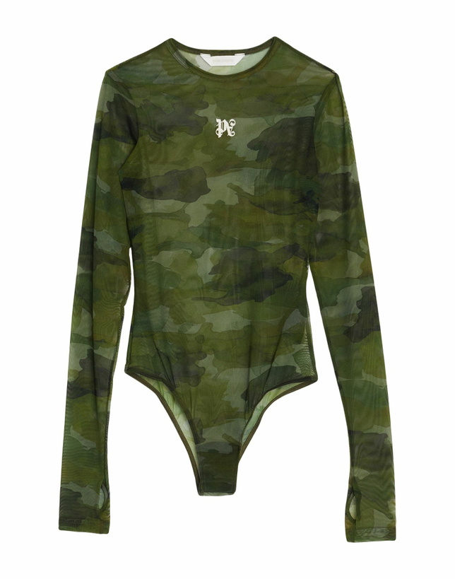Photo: Palm Angels Womens Bodysuit Military in Green