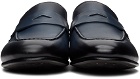 Dunhill Navy Chiltern Soft Loafer