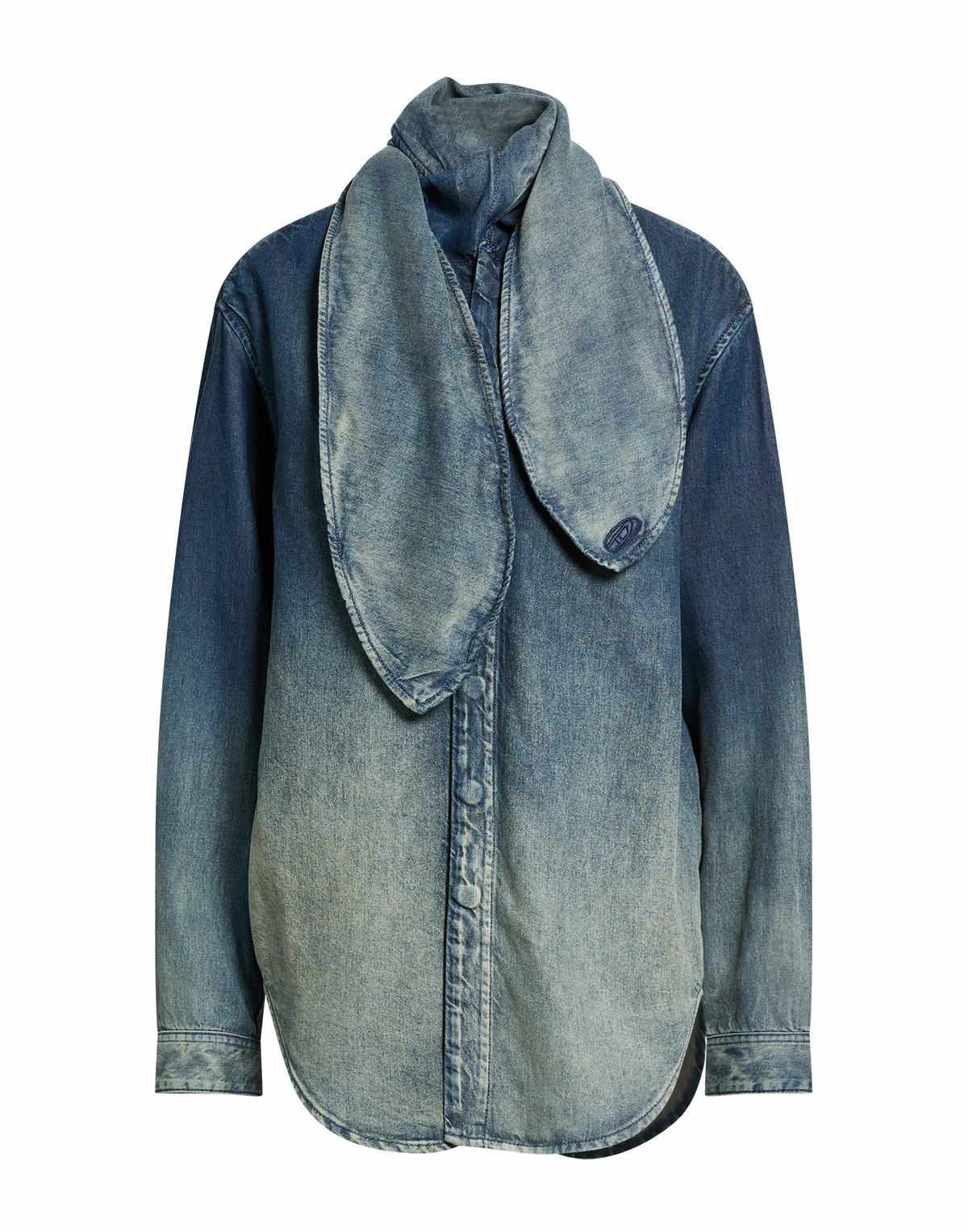 Diesel Womens Denim shirt in Blue