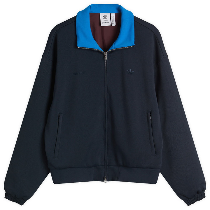 Photo: Adidas x Wales Bonner Pique Track Top in Night Navy