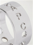 A.P.C. - Concert Logo-Engraved Silver-Tone Ring - Silver