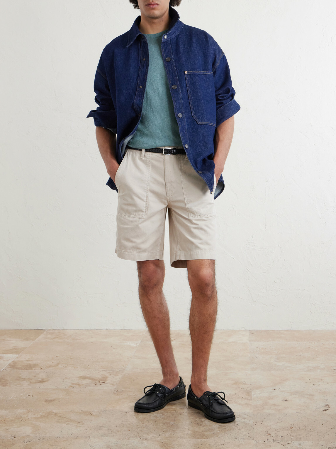 Hartford - Linen-Jersey T-Shirt - Green