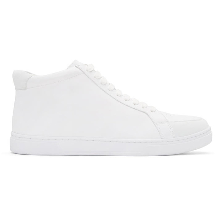 Photo: Tiger of Sweden White Arne High-Top Sneakers