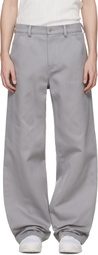 Rier Gray Antique Gabardine Trousers