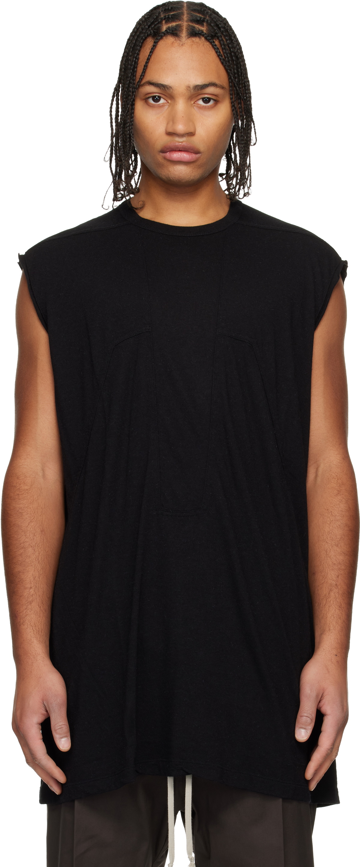 Rick Owens Black Double Dylan T-Shirt Rick Owens
