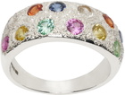 Bleue Burnham Silver Mini Riviera Ring