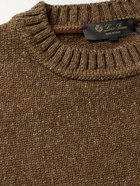 Loro Piana - Shorwell Silk, Cashmere and Linen-Blend Sweater - Brown