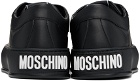 Moschino Black Bumps & Stripes Sneakers