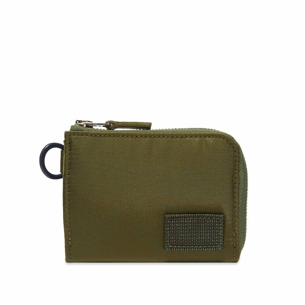 Sacai x Porter Nylon Wallet in Khaki Sacai