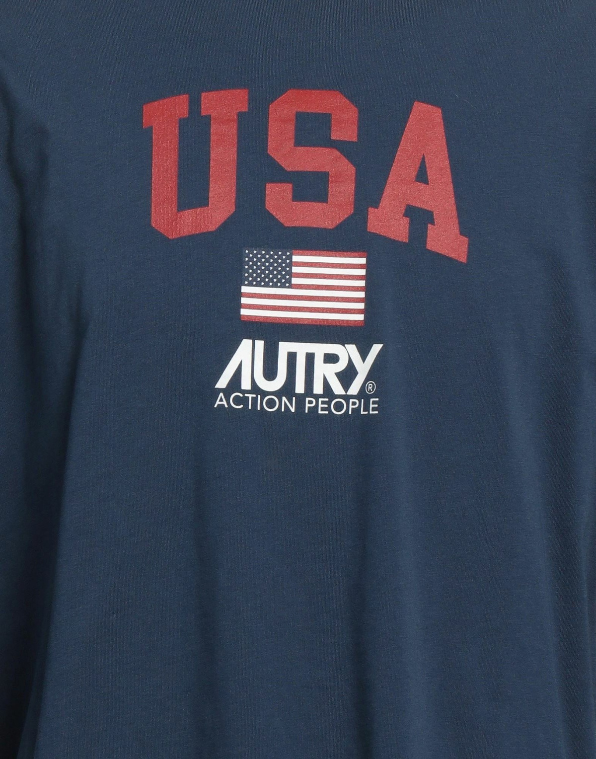 Autry Mens T-shirt Midnight in Blue