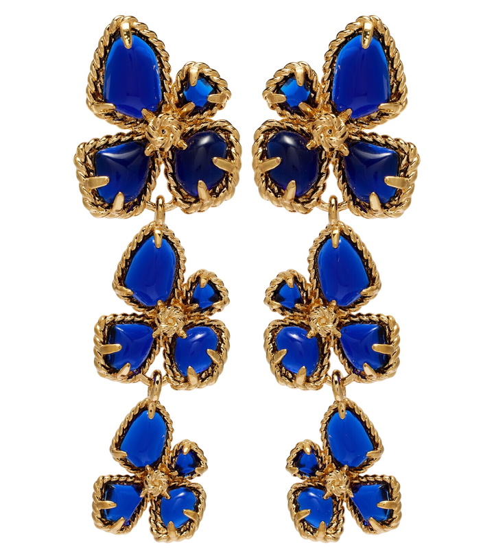 Photo: Zimmermann Bloom Large embellished drop earrings