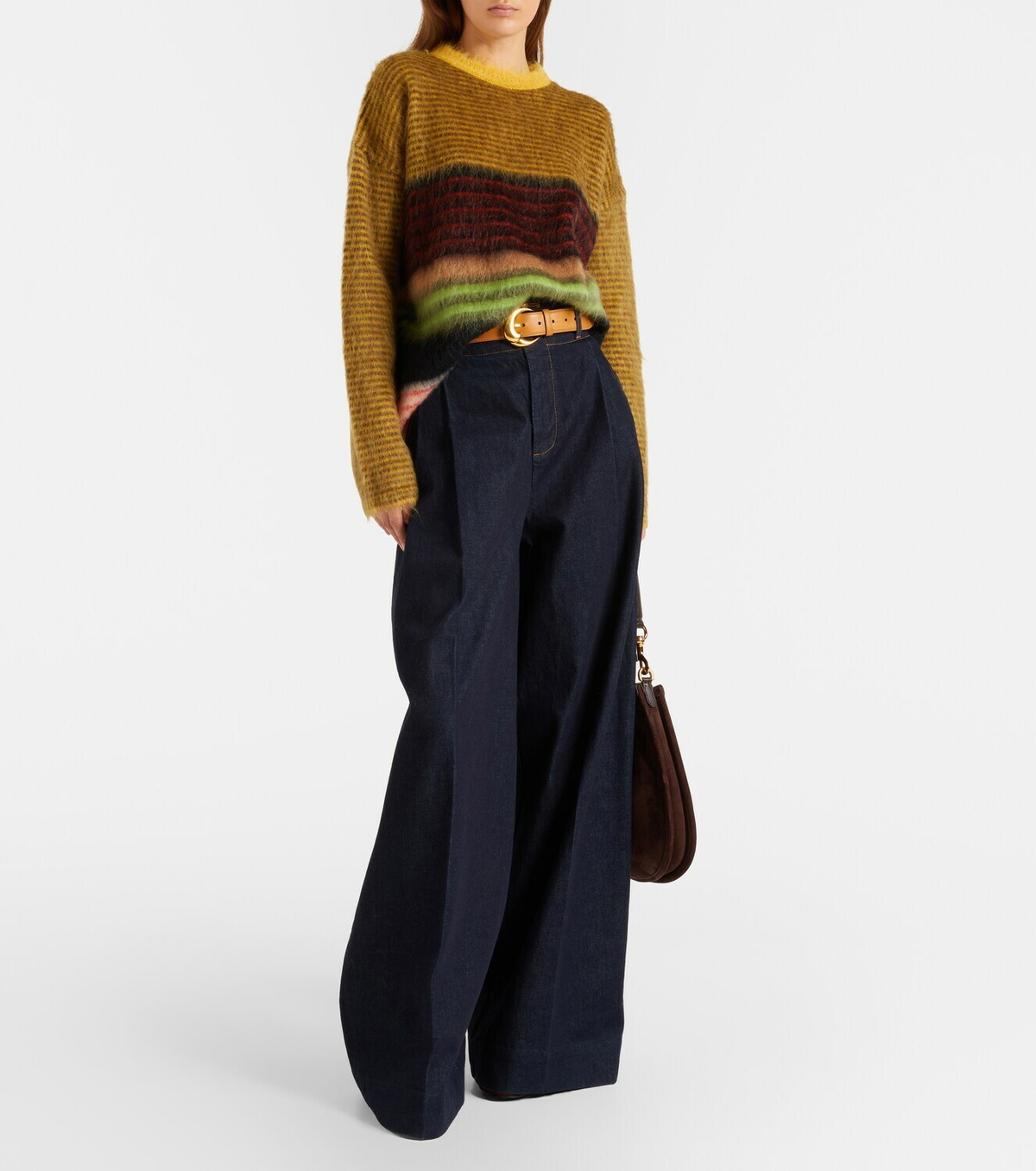 La DoubleJ Berra mohair-blend sweater