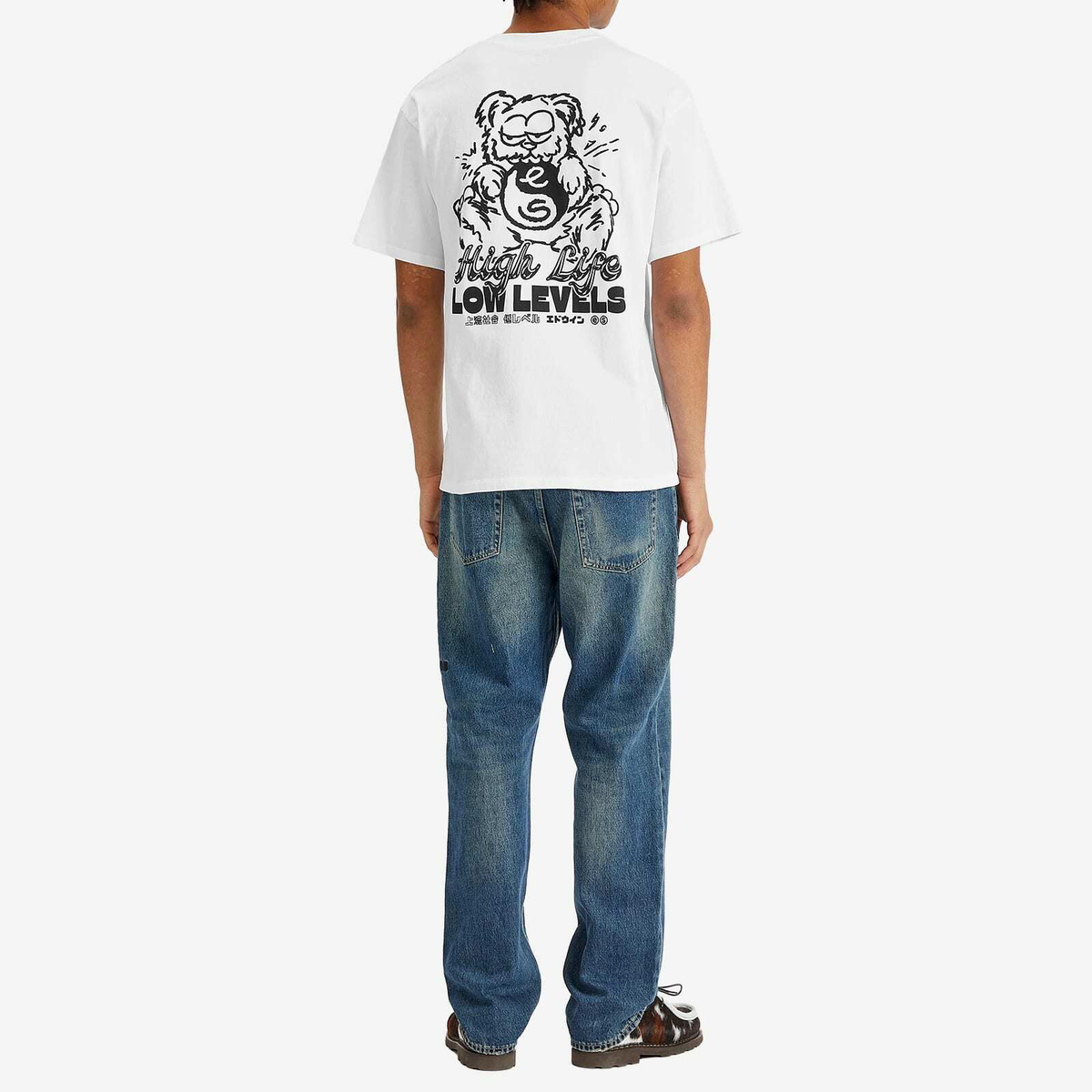 Edwin Men's High Bear T-Shirt in White