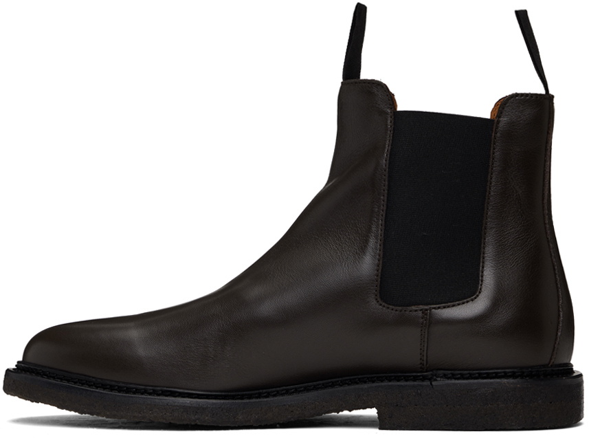Common Projects Brown Classic Leather Chelsea Boots