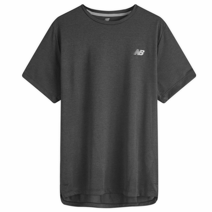 Photo: New Balance Running Men's New Balance Athletics T-Shirt in Black