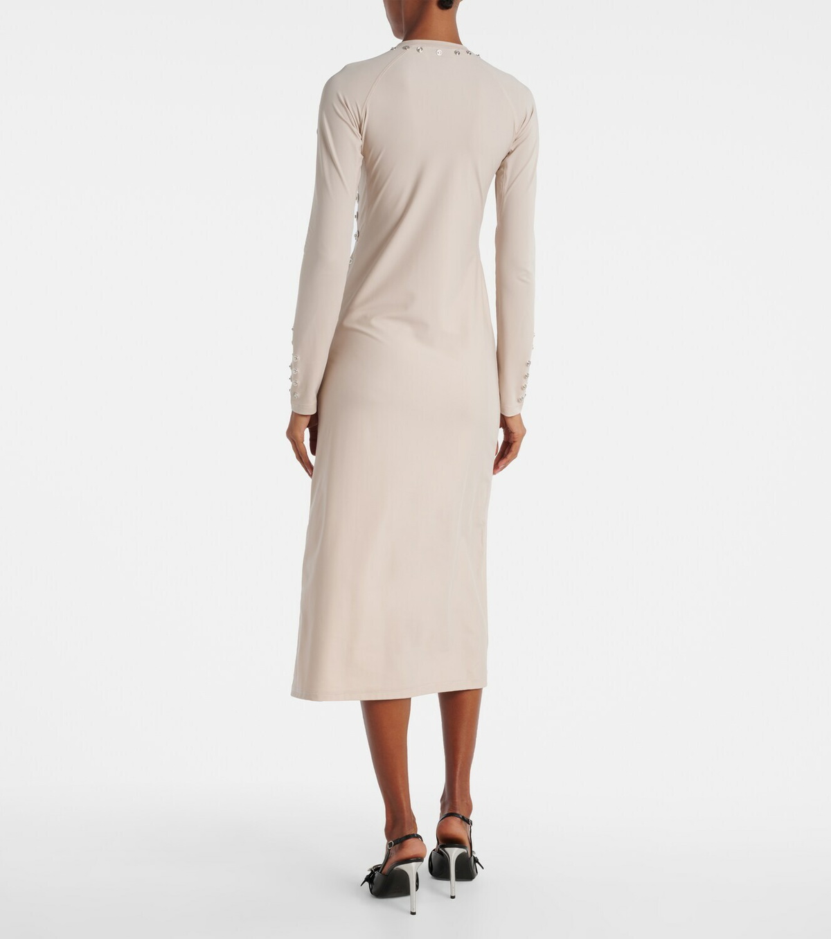 Coperni Embellished midi dress