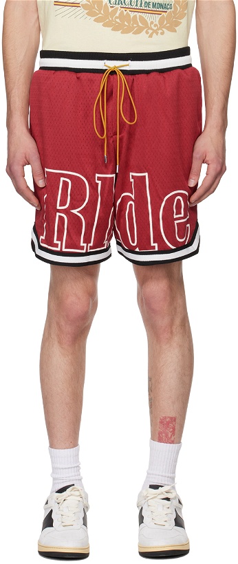 Photo: Rhude Red Court Shorts