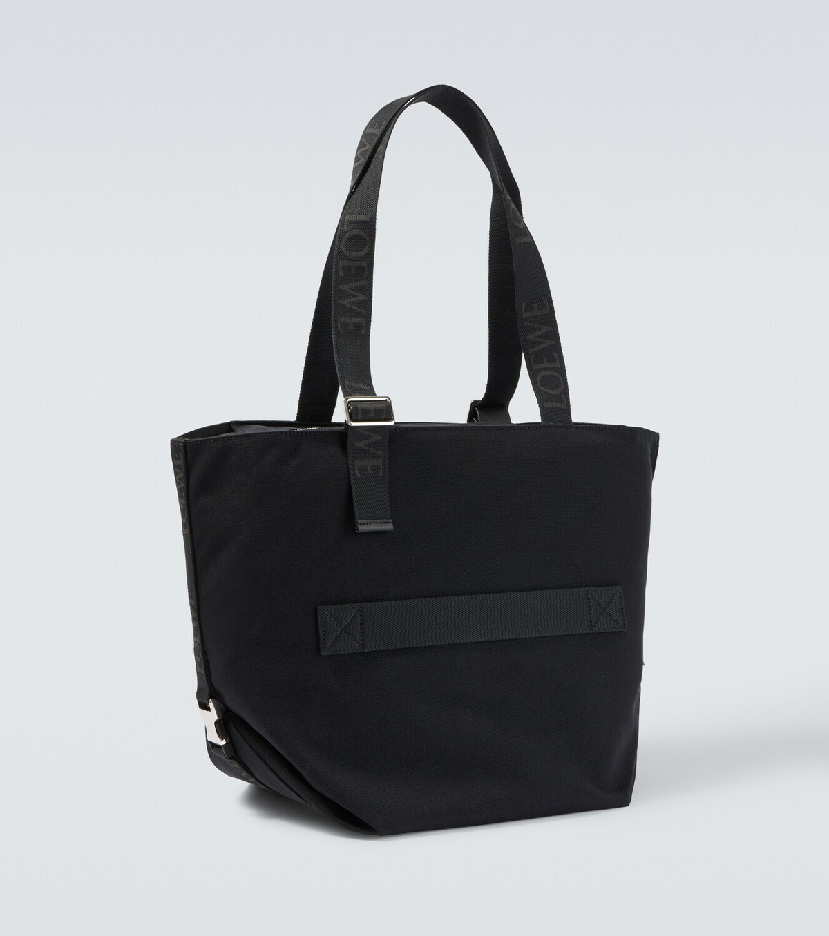 Loewe Flex Medium canvas and suede tote bag