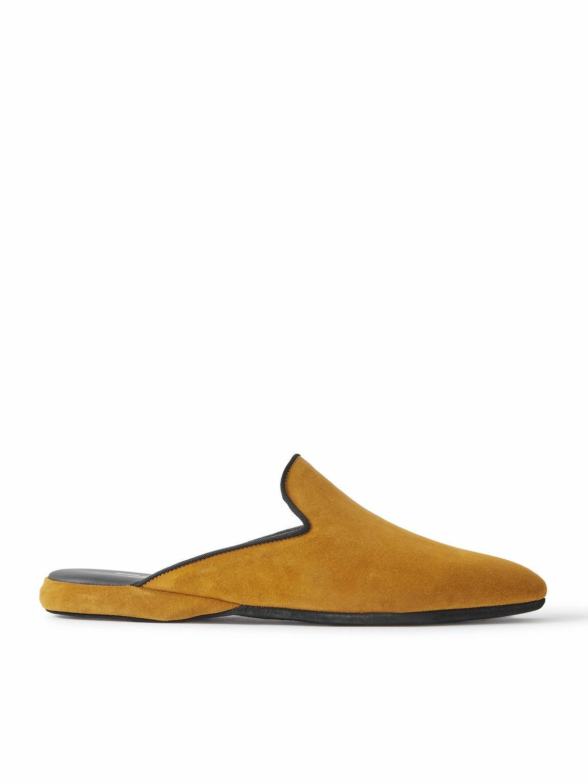 Rubinacci - Comfort Suede Slippers - Gold