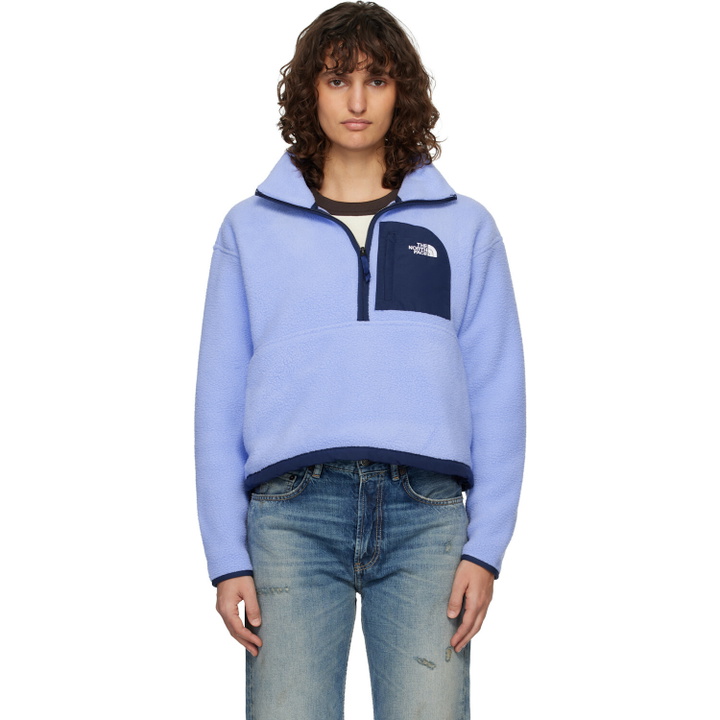 Photo: The North Face Purple Yumiori Off Peak 1/2-Zip Jacket