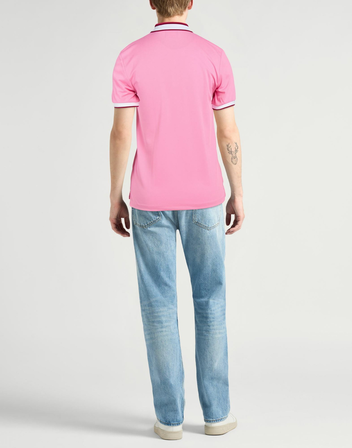 Peuterey Mens Polo shirt in Pink