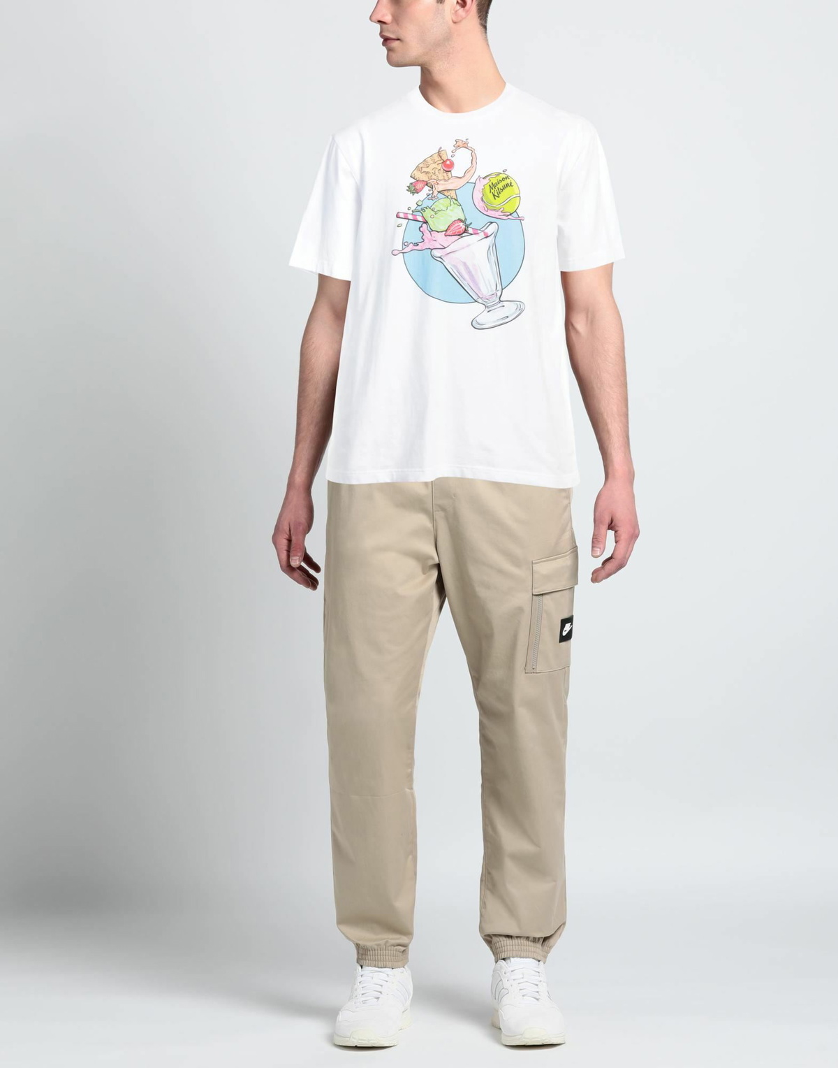 Maison Kitsuné Mens T-shirt in White