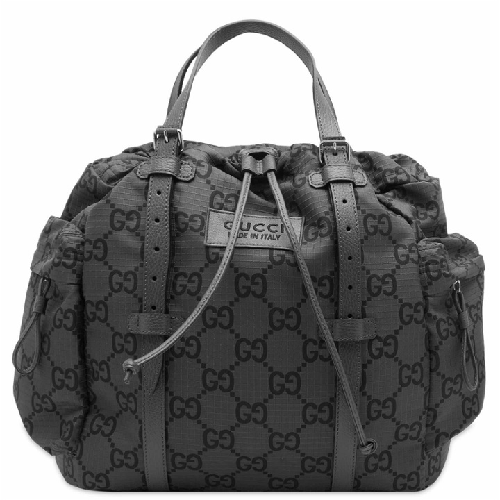 Photo: Gucci Men's GG Ripstop Tote Bag in Black