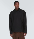 The Frankie Shop Dennis polo woven sweater