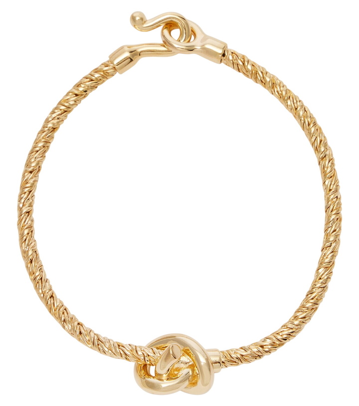 Photo: Bottega Veneta Knot gold-plated sterling silver bracelet