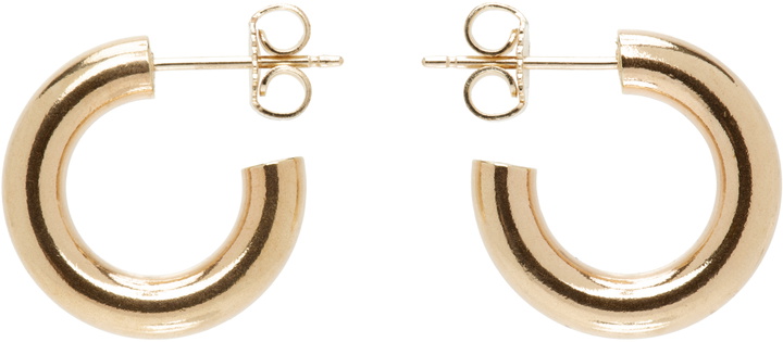 Photo: Laura Lombardi Gold Mini Curve Earrings