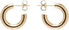 Laura Lombardi Gold Mini Curve Earrings