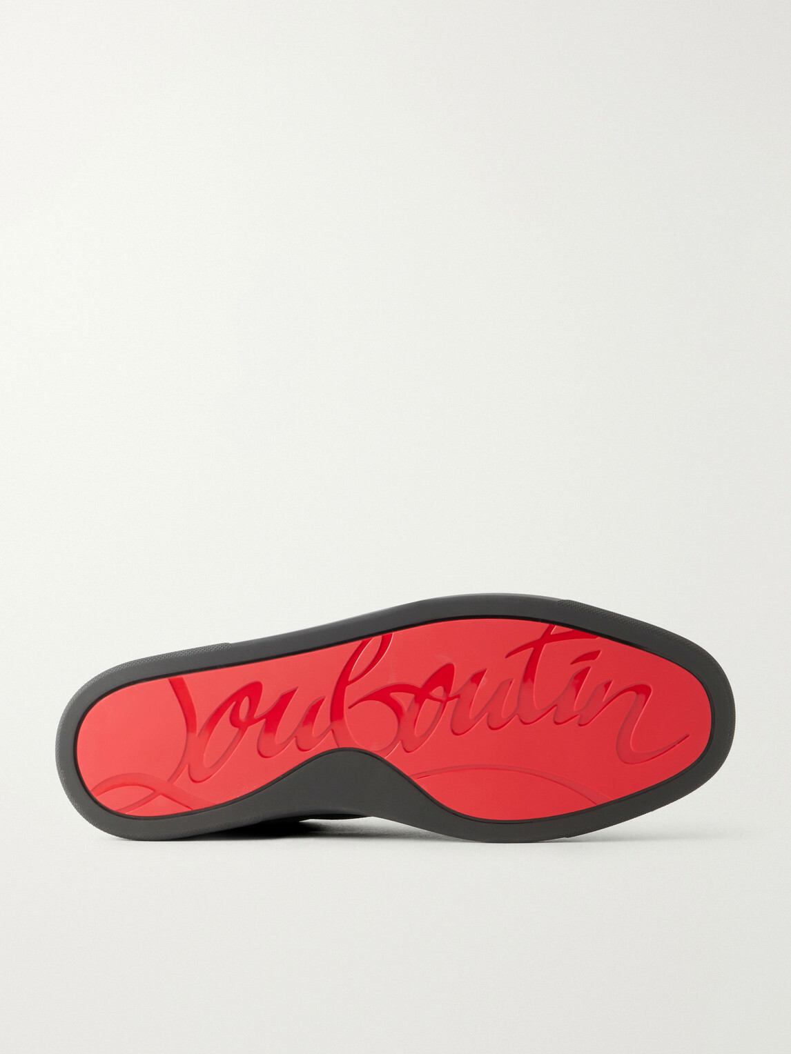 Christian Louboutin - St Louis Suede Sneakers - Black