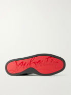 Christian Louboutin - St Louis Suede Sneakers - Black