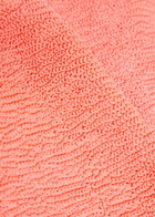 Hunza G Square-neck Crinkle Swimsuit - Coral - One Size