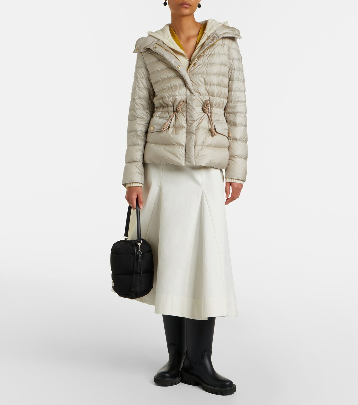 Moncler Raies hooded quilted down jacket