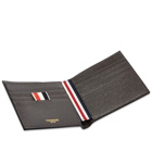 Thom Browne Pebble Grain Leather Four Bar Billfold Wallet