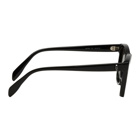 Alexander McQueen Black Shiny Square Sunglasses