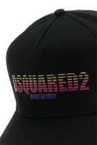 Dsquared2 Black Gabardine Baseball Cap