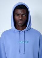 Awake NY Logo Motif Hooded Sweatshirt