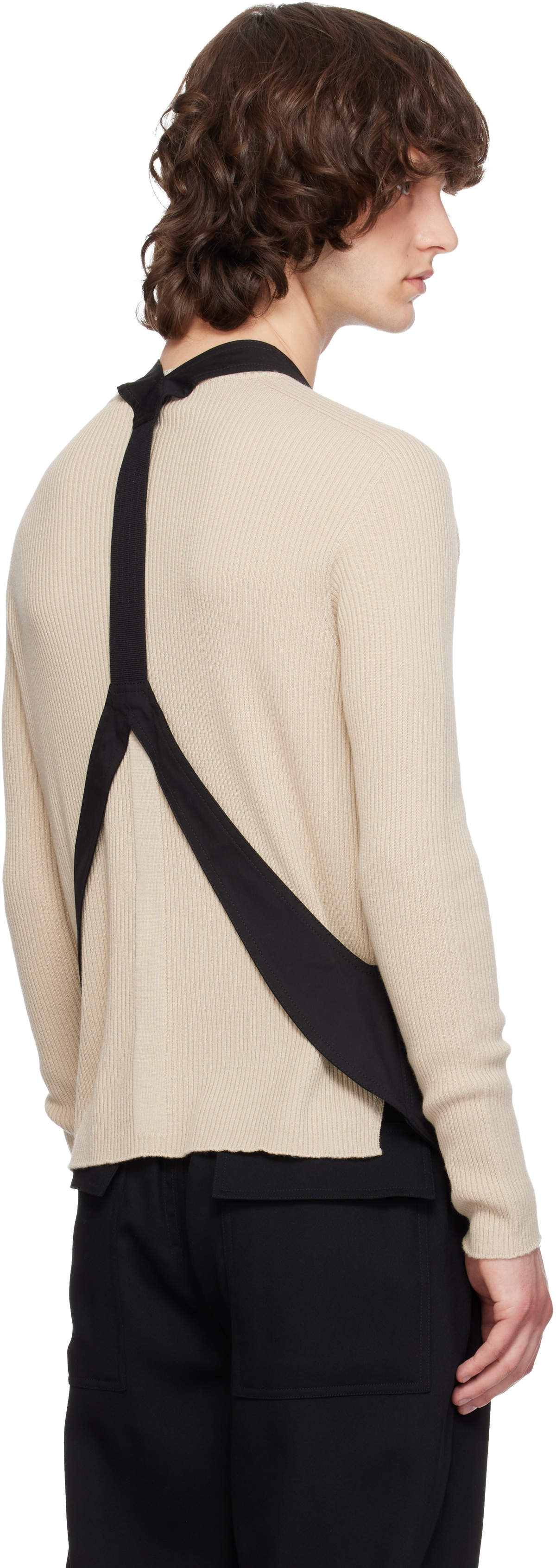 Rick Owens Black Temple Bauhaus Vest