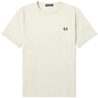 Fred Perry Men's Ringer T-Shirt in Oatmeal